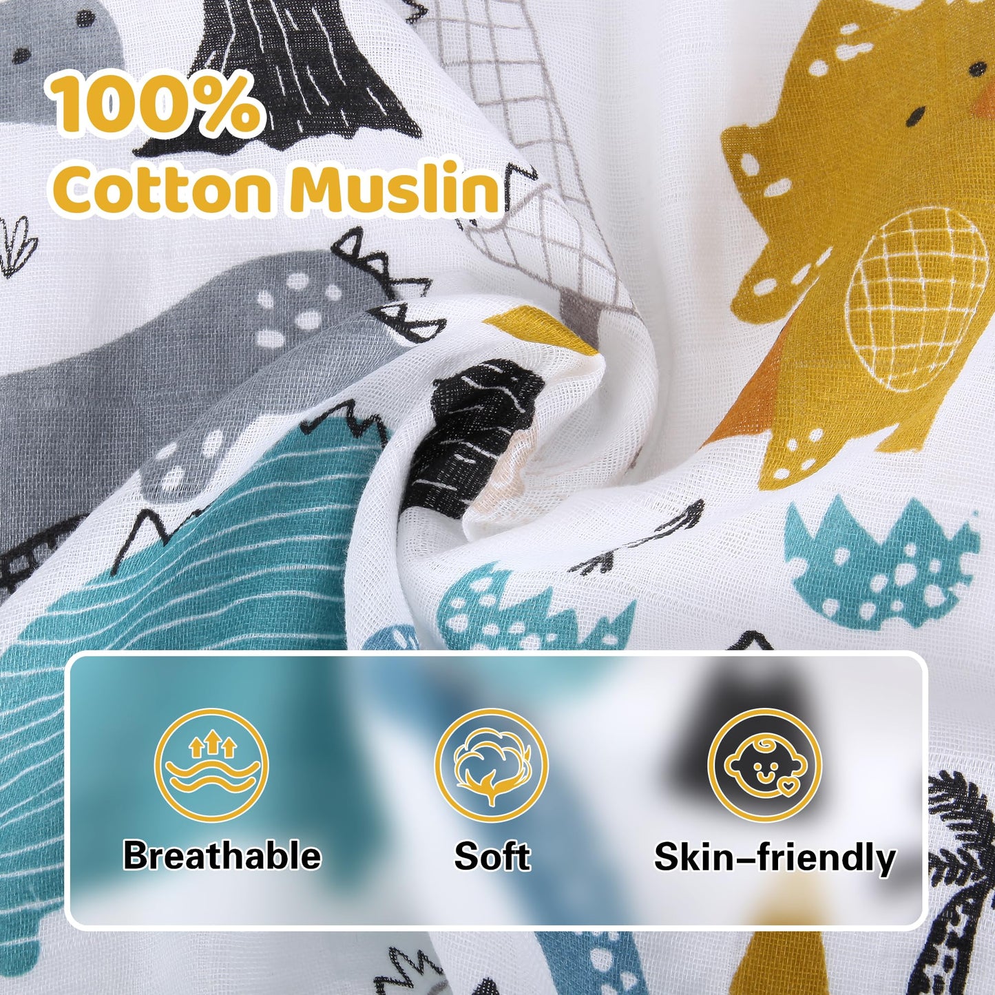Rquite Car Seat Cover, Muslin Cotton Infant Car Seat Canopy, Breathable Baby Carrier Cover, Summer Stroller Sun Shade, Flower