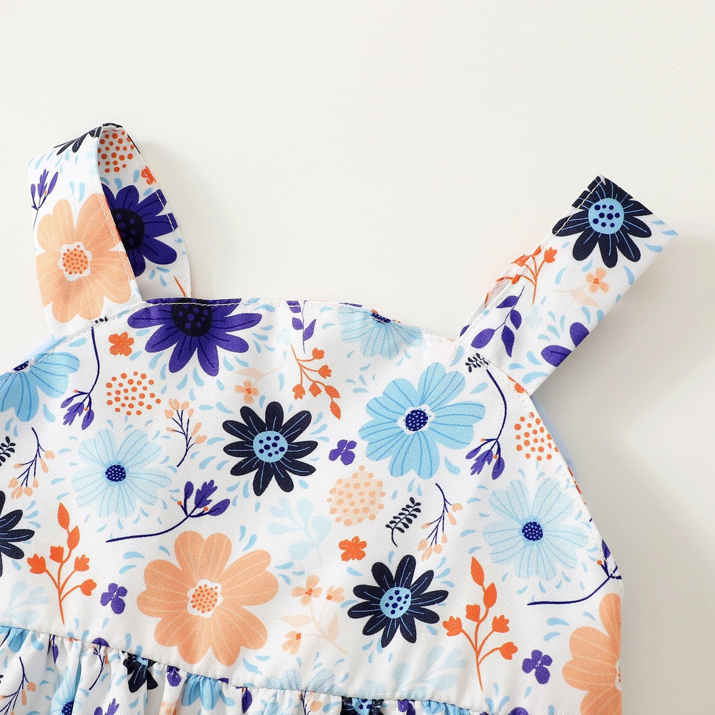 Newborn Infant Baby Girl Dress Toddler Girl Clothes Halter Backless Sleeveless Flower Sundress Summer Dresses for Girl