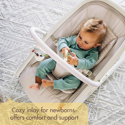 Tiny Love Boho Chic 2-in-1 with Removeable Hanging-Toy Bar, Stationary Modes, Folds Flat for Compact Storage and Portability