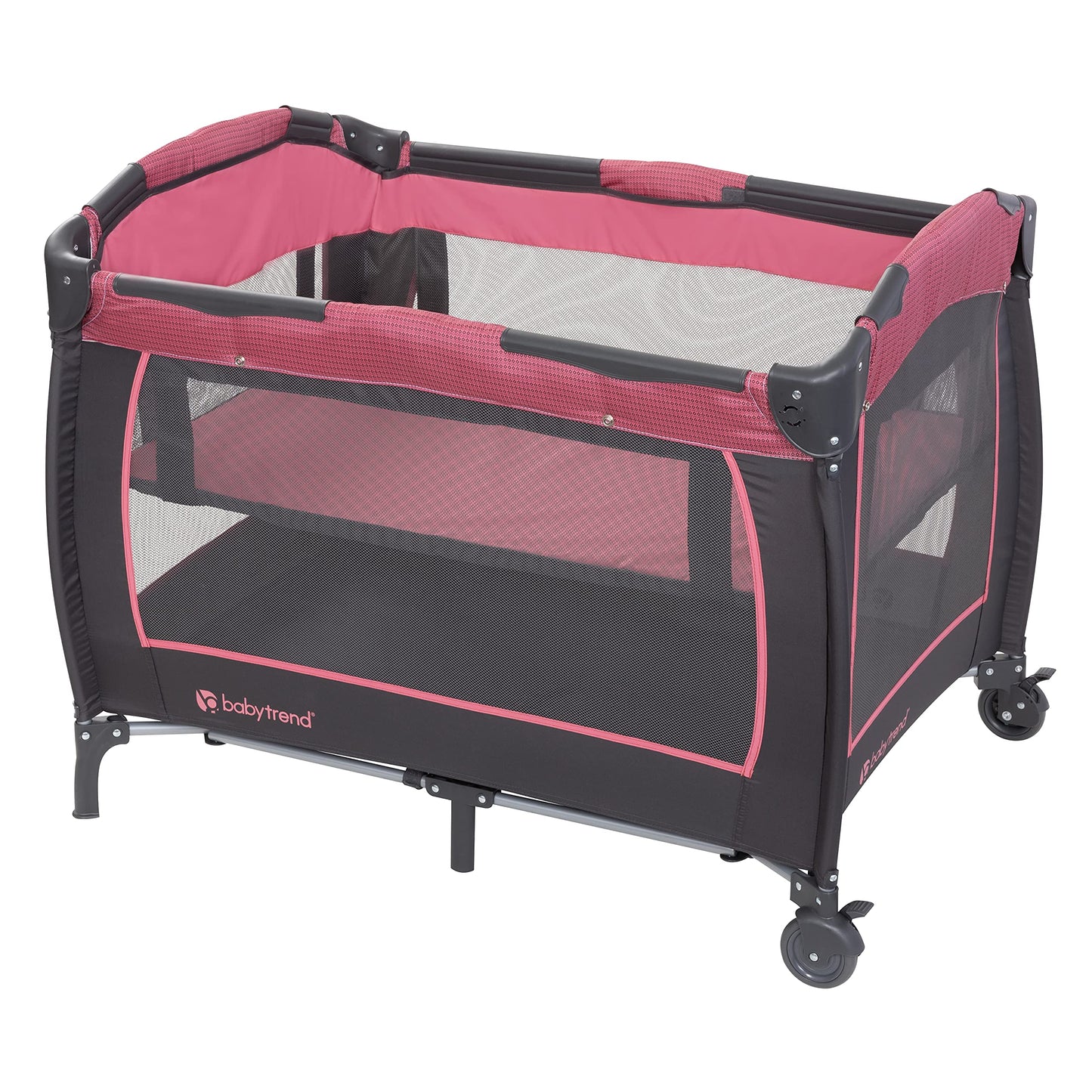Baby Trend Lil’ Snooze™ Deluxe III Nursery Center® Playard for Twins, Cozy Grey