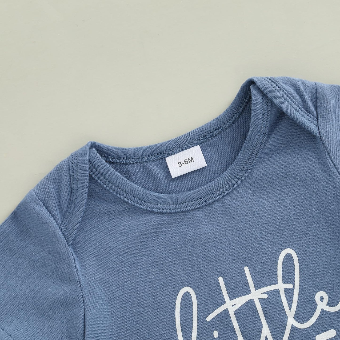 MERSARIPHY Newborn Baby Boy Summer Clothes Mama's Boy Little Dude Short Sleeve Romper Shorts Set Infant Waffle Knit Outfit