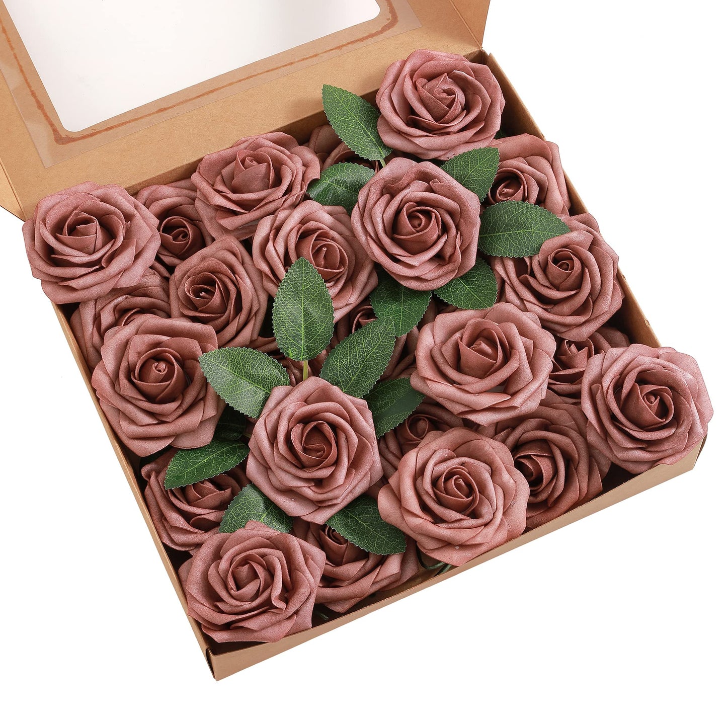 Artificial Flowers Combo, Fake Flowers for DIY Tables Centerpieces Baby Shower Bridal Shower Wedding Bouquet Arrangements Party Candle Holder Cake Decor Flower Home Decorations