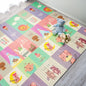 Sorbus Foldable Baby Play Mat, Kids Foam Mats for Floor with Travel Bag - Waterproof Foldable Play Mats for Babies, Infants, Toddlers, and Kids Playtime & Tummy Time 78x70x0.4 (Safari Party)
