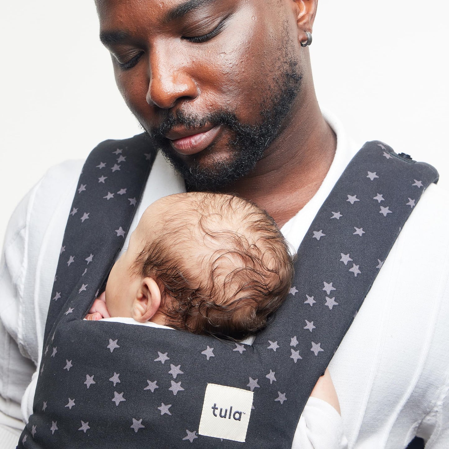 Baby Tula Explore Linen Baby Carrier 7 – 45 lb, Adjustable Newborn to Toddler Carrier, Multiple Ergonomic Positions Front and Back, Breathable and [Natural – Explore + Linen, Ash