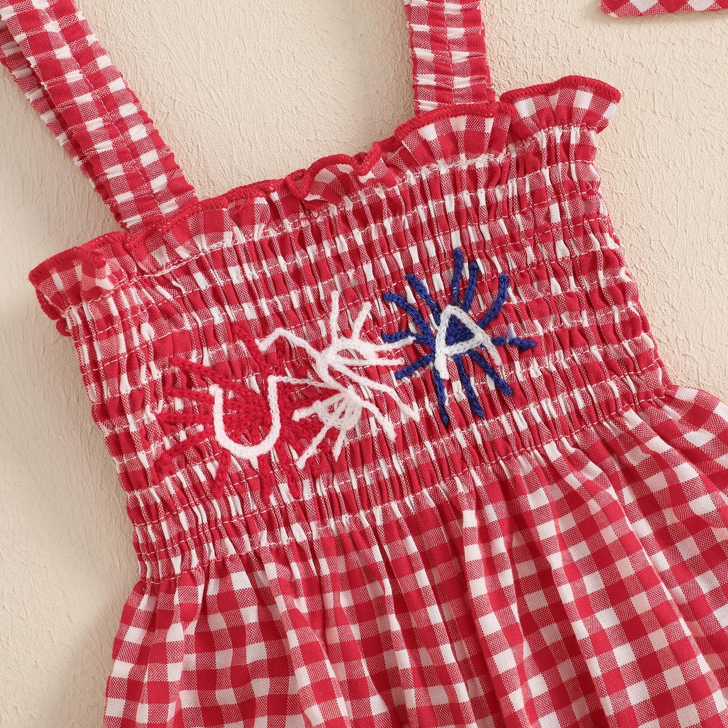 FOMOYUU Infant Newborn Baby Girl Ruffle Sleeveless Romper Summer Clothes Outfit with Cute Floral Print Jumpsuit