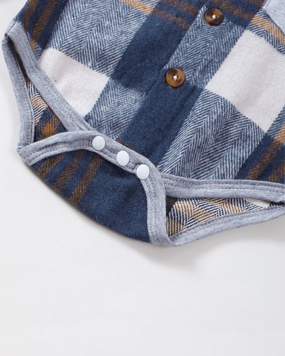 Renotemy Newborn Baby Boy Clothes Infant Boy Outfits Baby Hoodie Romper Fall Winter 0 3 6 9 12 18 Months Baby Clothes for Boy