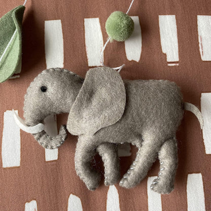 Baby Crib Mobile (Felt Rose) - Baby Shower Gift Nursery Decorations - Handmade Floral Decor for Girls