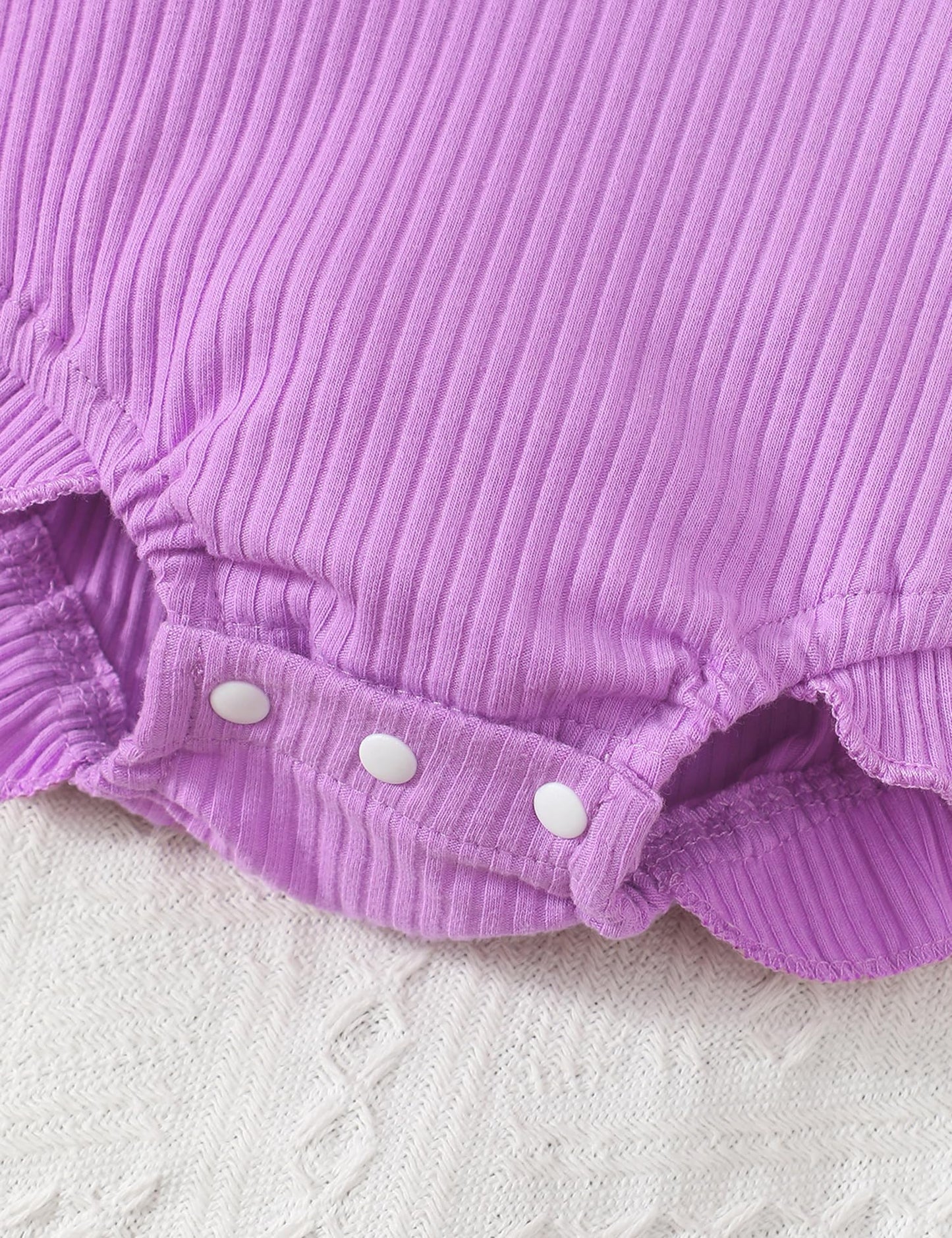 Fullfamous Baby Girl Ruffled Jumpsuit and Headband Set