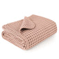 Konssy Waffle Baby Blanket - Soft & Cozy Nursery Swaddle Blanket, Lightweight Toddler Throw for Boys & Girls, Ideal for Wrapping (Oat)