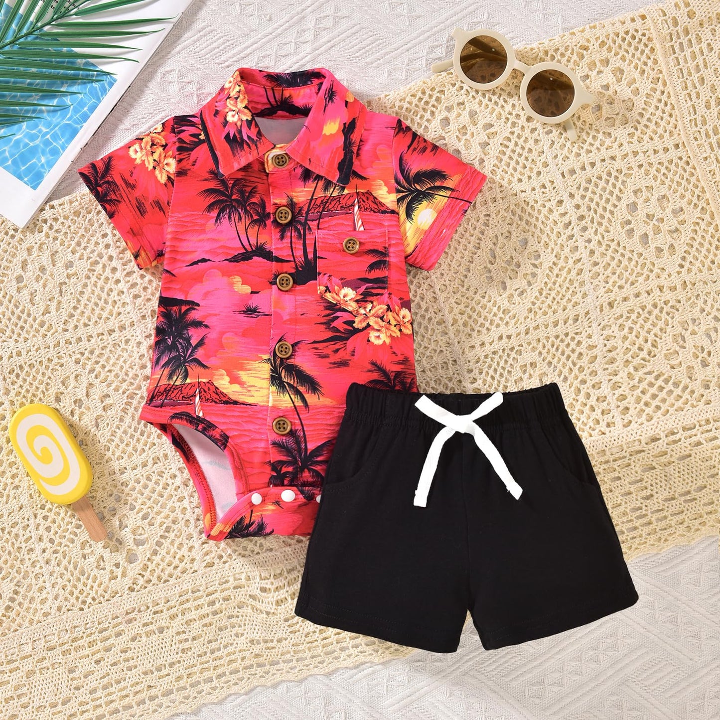 Baby Boy Hawaiian Outfit
