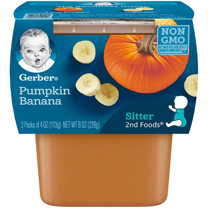 Gerber Baby Food, Banana Apple Pear, 4 Oz, 2 Ct