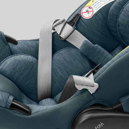 Chicco KeyFit® Max ClearTex® Infant Car Seat and Base, Rear-Facing Seat for Infants 4-30 lbs., Infant Head and Body Support, Compatible with Chicco Strollers, Baby Travel Gear | Lupine/Purple