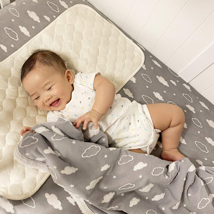 American Baby Company Heavenly Soft Chenille Sherpa Receiving Blanket, 3D Pink, 30" x 35", Warm and Cozy for Boys and Girls, Ideal for Baby Carrier, Stroller, and Travel