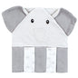 Hudson Baby Unisex Baby Hooded Towel and Five Washcloths, Modern Giraffe, One Size