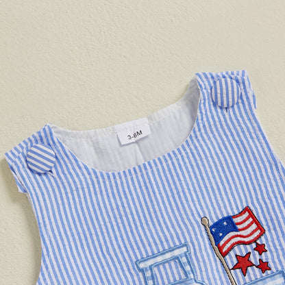 YINGISFITM Newborn Baby Boy Clothes Sailboat Overalls Sleeveless Jumpsuit Infant Bodysuit Toddler Outfits