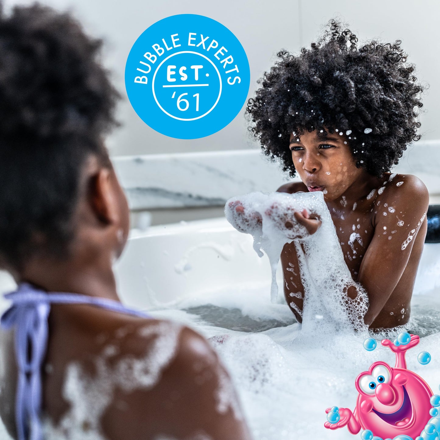 Mr. Bubble Extra Gentle Bubble Bath - Hypoallergenic, Tear Free Bubble Bath Solution Perfect for Sensitive Skin (Pack of 2 Bottles, 16 fl oz Each)