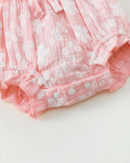 Renotemy Newborn Infant Baby Girl Clothes Rompers Summer Jumpsuits Short Sleeve Romper Infant Baby Clothes Girl