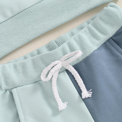 Toddler Baby Boy Fall Clothes Letter Print Long Sleeve Sweatshirt Elastic Pants Cute Kids Winter Outfits