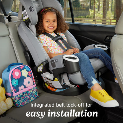 Graco 4Ever DLX 4-in-1 Car Seat, Maven | Infant to Toddler Car Seat, with 10 Years of Use | Rear-Facing, Forward-Facing and Booster Modes | Safe, Comfortable and Convenient