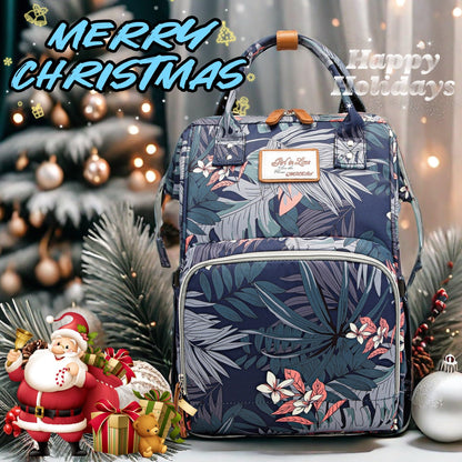 Diaper Bag Backpack for Dad and Mom with USB Charging Port Stroller Straps and Insulated Pocket,army military Travel Nappy Backpack for Daddy/Mommy (Black)
