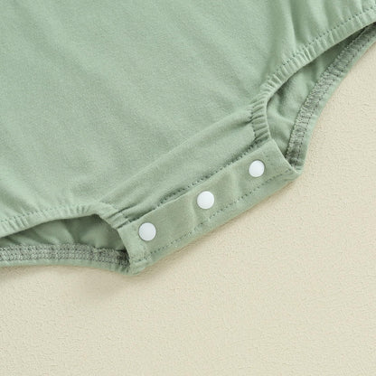 Newborn Infant Baby Boy Summer Outfit Mamas Boy Baby Clothes Boy Oversized Romper Shirts Short Sleeve Onesie