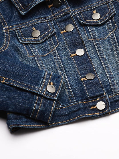 The Children's Place Baby Toddler Girls Basic Denim Jacket