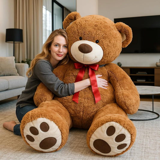 Big Plush 5-Foot Giant Teddy Bear - Soft Plush Toy - Huge Stuffed Animal in Big Box