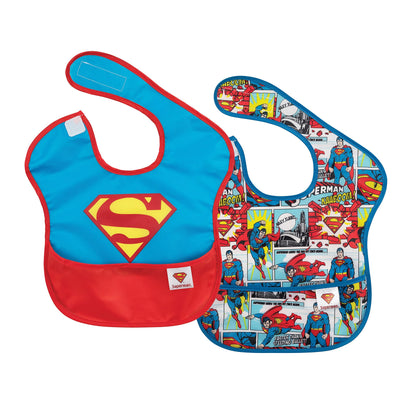 Bumkins Disney Bibs for Girl or Boy, SuperBib Baby and Toddler 6-24 Months, Essential Must Have for Eating, Feeding, Baby Led Weaning, Mess Saving Waterproof Soft Fabric, 3-pk Pooh Bear and Friends