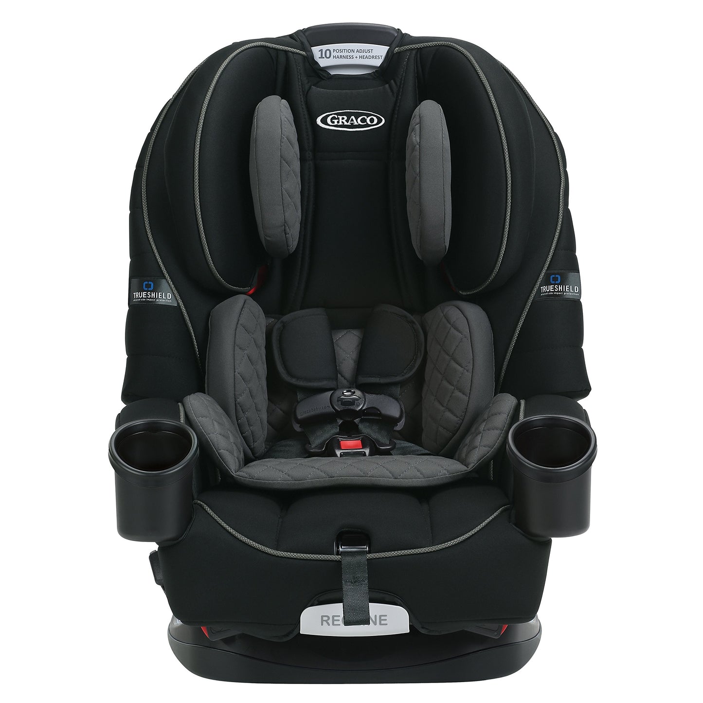 Graco 4Ever DLX 4-in-1 Car Seat, Maven | Infant to Toddler Car Seat, with 10 Years of Use | Rear-Facing, Forward-Facing and Booster Modes | Safe, Comfortable and Convenient