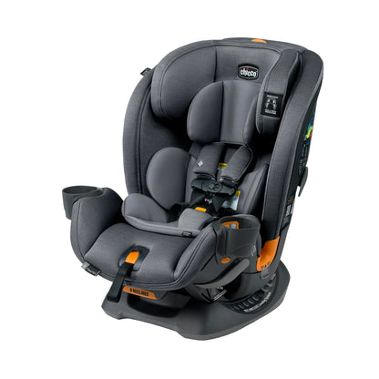 Chicco OneFit ClearTex All-in-One Car Seat, Slim Design, Rear-Facing Seat for Infants 5-40 lbs., Forward-Facing 25-65 lbs., Booster 40-100 lbs., Convertible Car Seat | Lilac/Purple