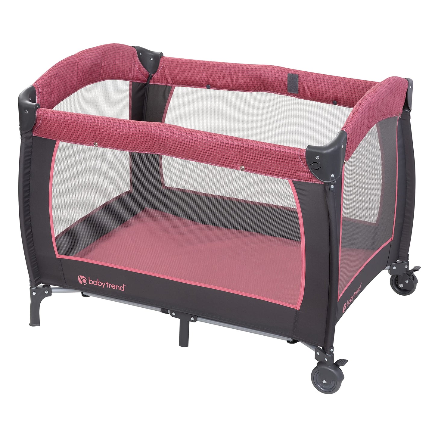 Baby Trend Lil’ Snooze™ Deluxe III Nursery Center® Playard for Twins, Cozy Grey