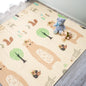 Sorbus Foldable Baby Play Mat, Kids Foam Mats for Floor with Travel Bag - Waterproof Foldable Play Mats for Babies, Infants, Toddlers, and Kids Playtime & Tummy Time 78x70x0.4 (Safari Party)