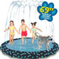 SplashEZ 3-in-1 Splash Pad, Sprinkler for Kids & Baby Pool for Learning – Toddler Sprinkler Pool, 60’’ Outside Water Toys – “from A to Z” Outdoor Play Mat for Babies & Toddlers