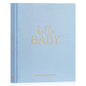 Lanpn Hello Baby First 5 Year Memory Book for Boy Girl - Linen Hardcover Baby Book Keepsake for New Parents - Newborn Baby Journal Scrapbook Photo Album Baby Milestone Book (Beige, 154 Pages)
