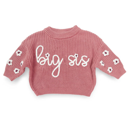 Big Sis Lil Sis Sweater - Big Sister Little Sister Matching Outfits Baby Girl Knit Sweater Fall Clothes