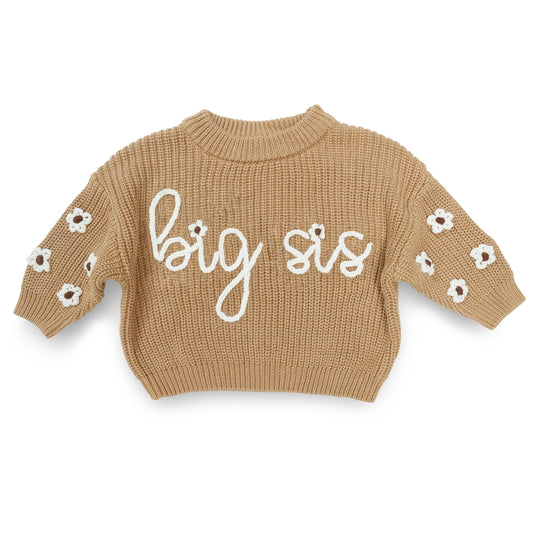 Big Sis Lil Sis Sweater - Big Sister Little Sister Matching Outfits Baby Girl Knit Sweater Fall Clothes