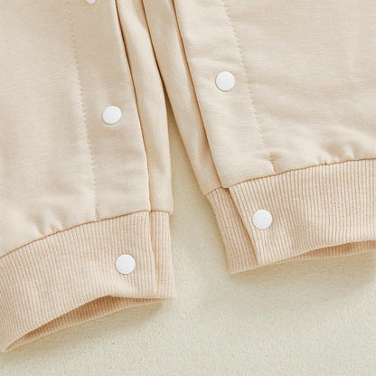 GOOCHEER First Birthday Baby Boy Outfit Fall 1 Cake Embroidery Ruffle Long Sleeve Romper Jumpsuit Cake Smash Clothes