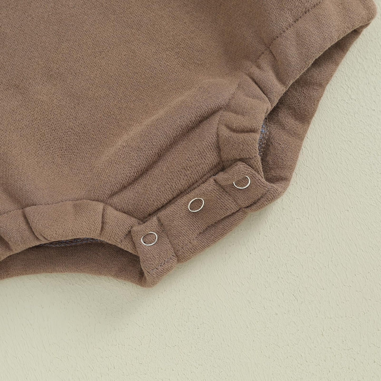 VISGOGO Newborn Infant Baby Boy Girls Oversized Romper Little Dude Sweater Onesie Coming Home Outfit Neutral Clothes