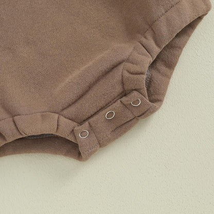 VISGOGO Newborn Infant Baby Boy Girls Oversized Romper Little Dude Sweater Onesie Coming Home Outfit Neutral Clothes