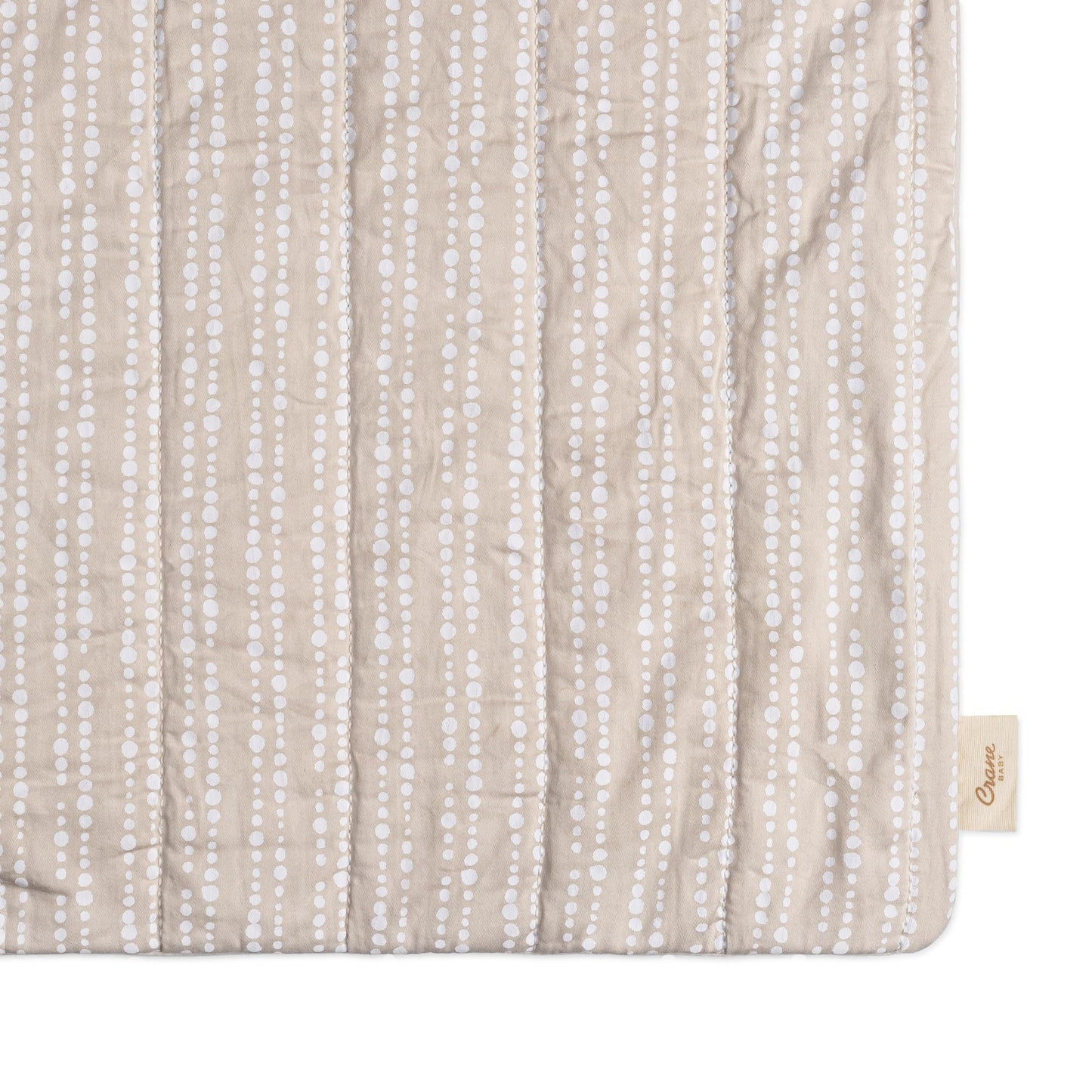 Crane Baby Quilted Changing Pad Cover with Animal Print, Breathable Cotton Sateen, Fits Standard 16”X32” Pads, Ocean Whale Blue