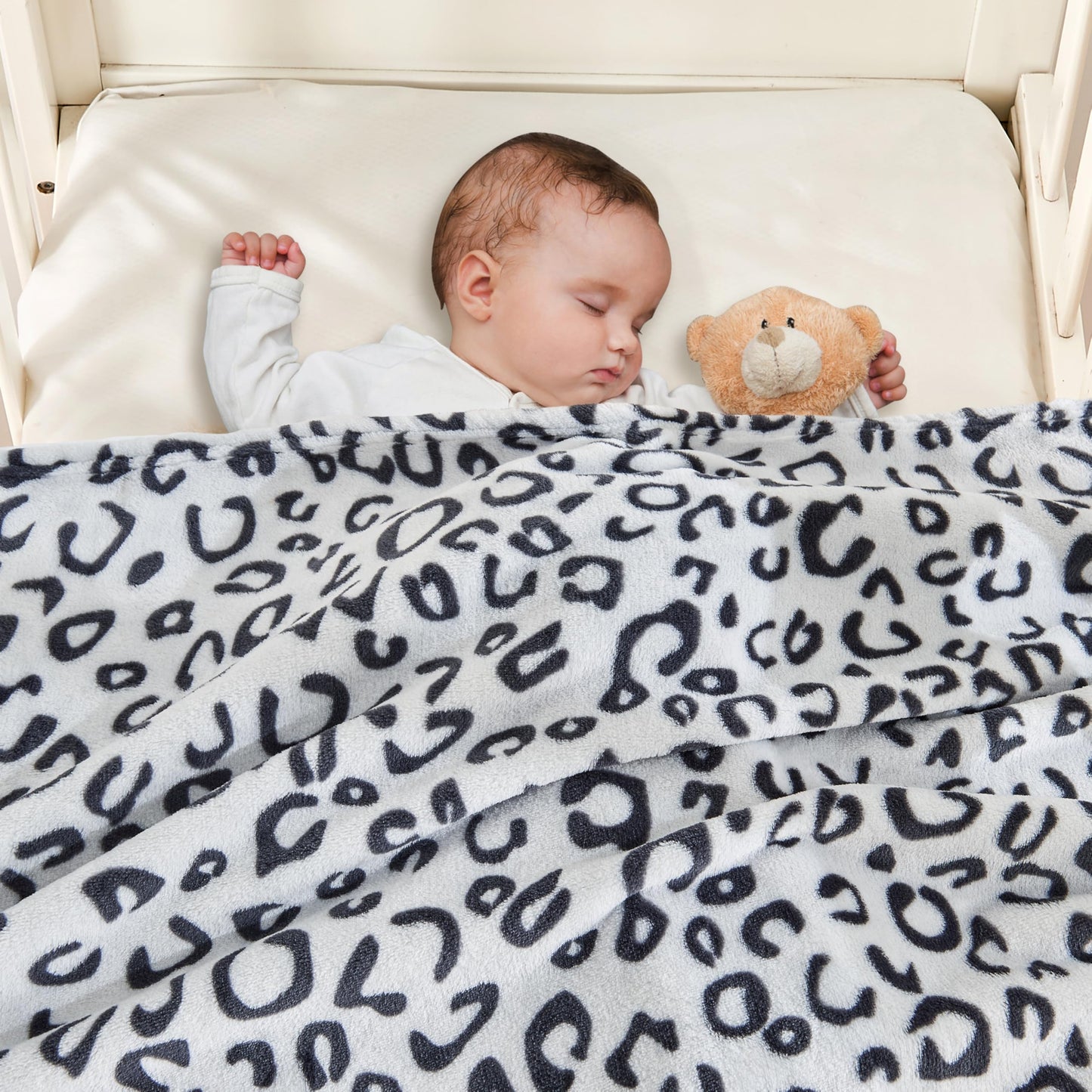 Yurhap Checkered Baby Blanket Fleece Baby Blankets for Boys, Ultra Soft Cozy Fluffy Infant Toddler Newborn Receiving Blankets for Crib Stroller, 30''x40'', Blue