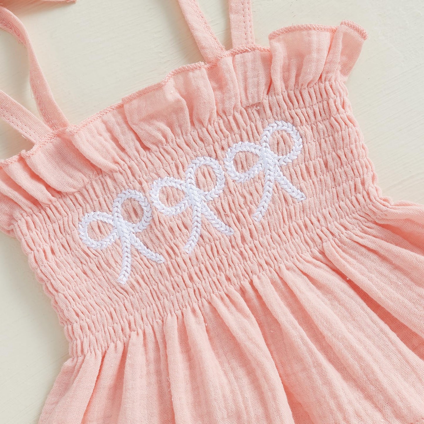 VISGOGO Infant Baby Toddler Girls Clothes Solid Color Sleeveless Camisole Linen Pants Set Baby Summer Outfits