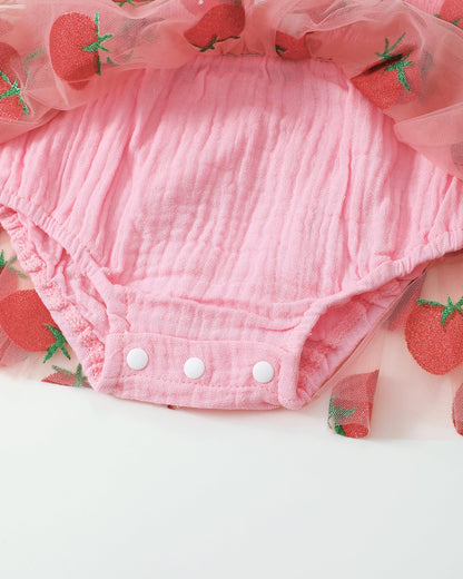 Renotemy Baby Girl Tulle Dress Sleeveless Romper Smocked Halter 1st Birthday Clothes Cake Smash Outfits with Flower Headband