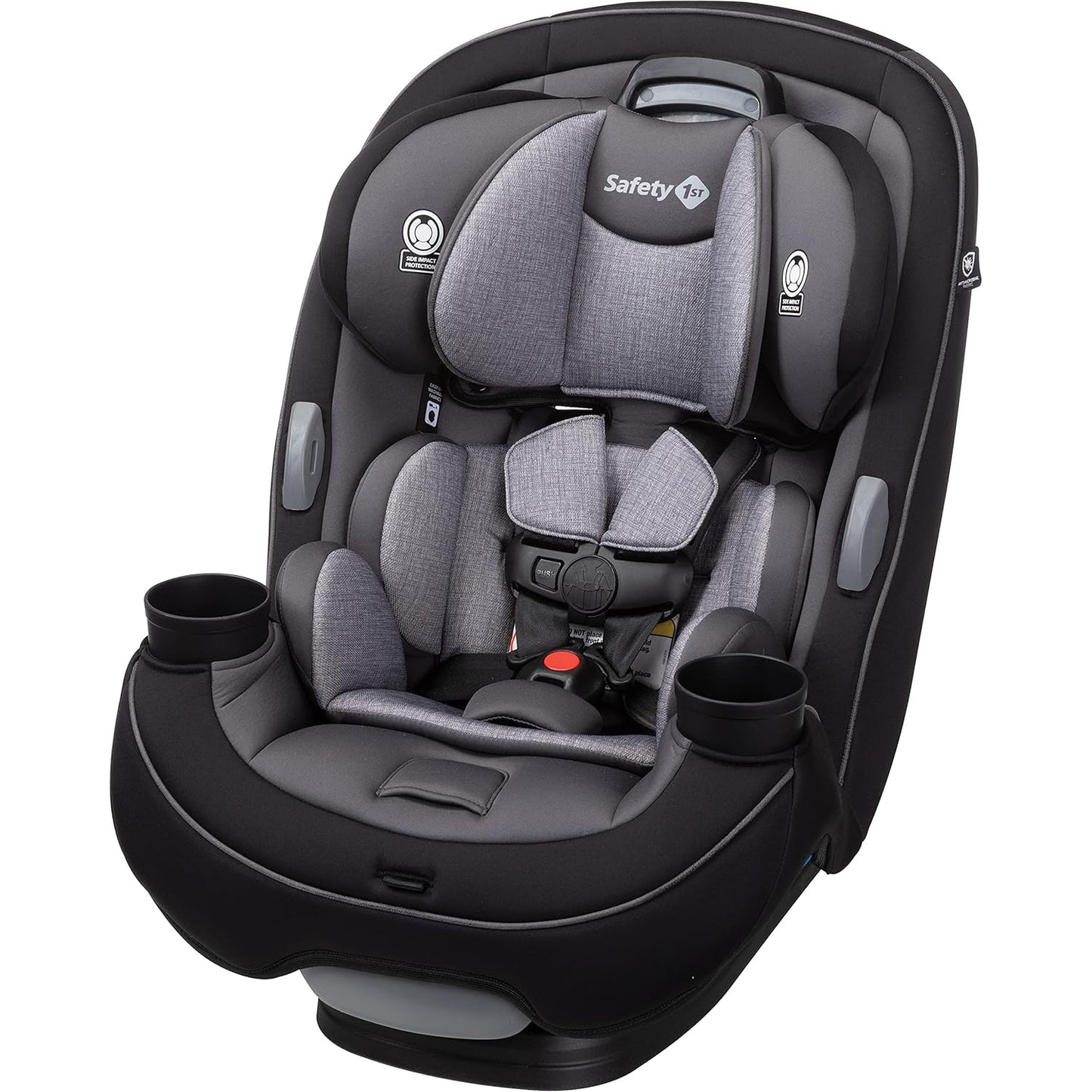 Safety 1st Grow and Go All-in-One Slim Convertible Car Seat, Rear Facing, 5-40 lbs, Forward Facing (30–65 lbs), High Back Booster Seat 40-100 pounds, Dunes Edge