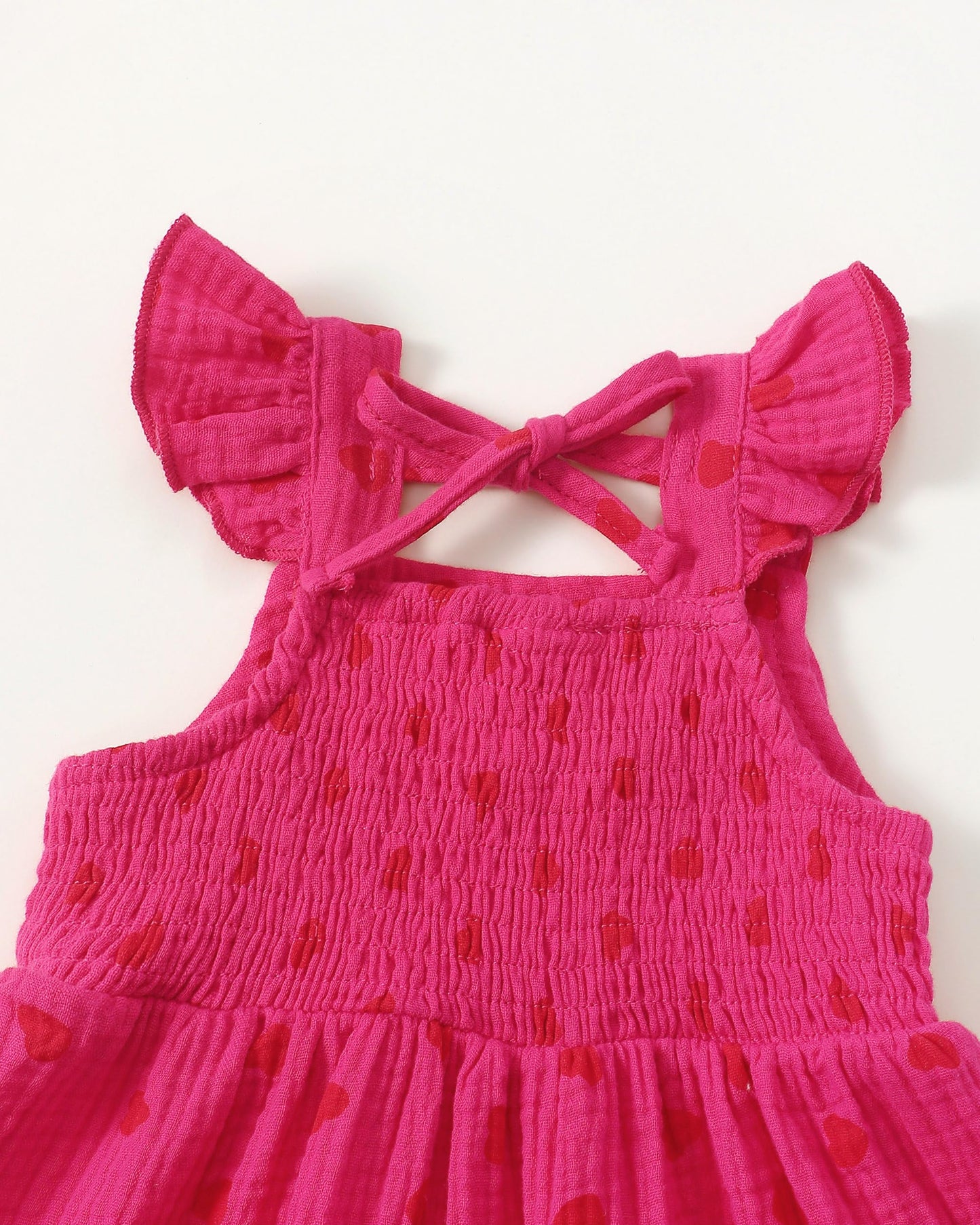 Renotemy Infant Baby Girl Dresses Toddler Girl Clothes Summer Cotton Linen Boho Smocked Sundress Gift for Girls with Hat