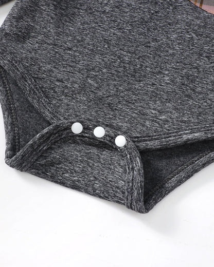 Renotemy Newborn Baby Boy Clothes Infant Boy Outfits Baby Hoodie Romper Fall Winter 0 3 6 9 12 18 Months Baby Clothes for Boy