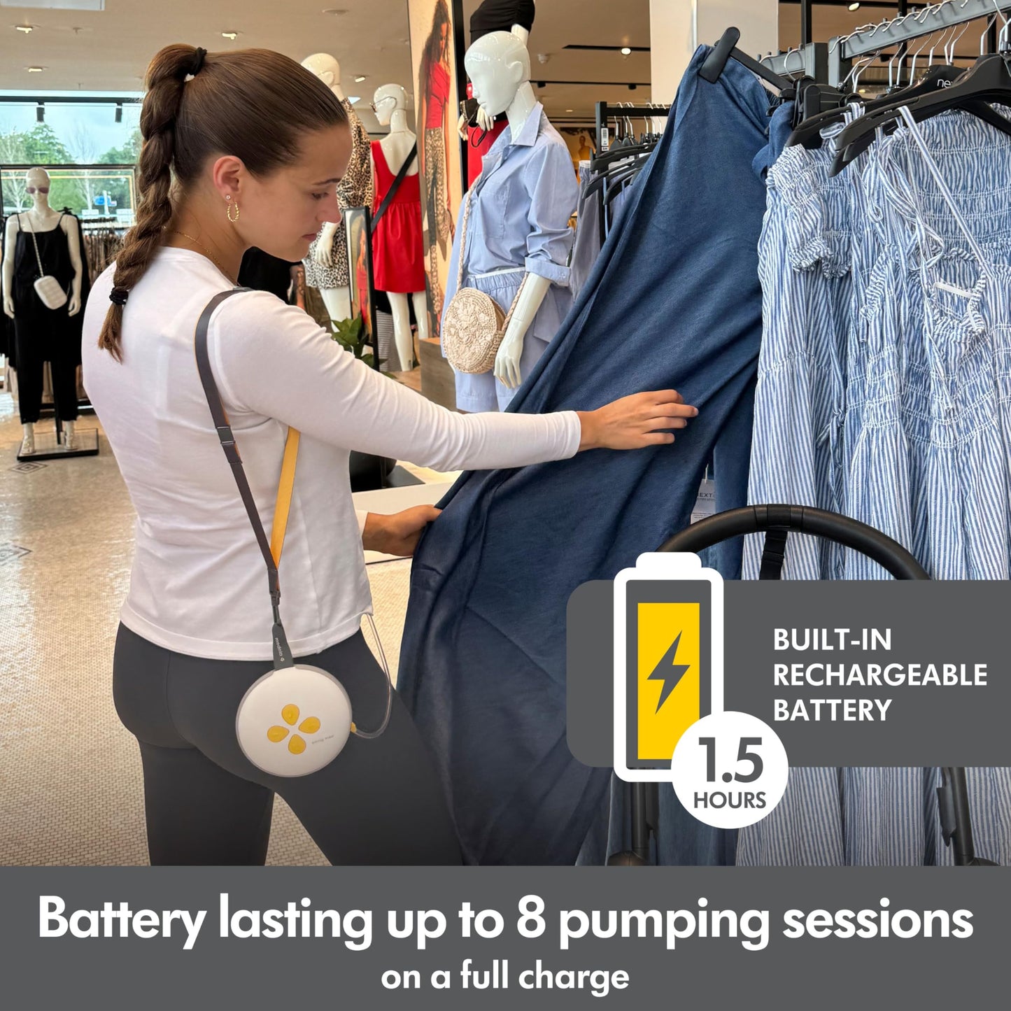 Medela Swing Maxi Pump Your Way Deluxe Bundle with Wearable in-Bra Collection Cups and PersonalFit Flex Breast Shields
