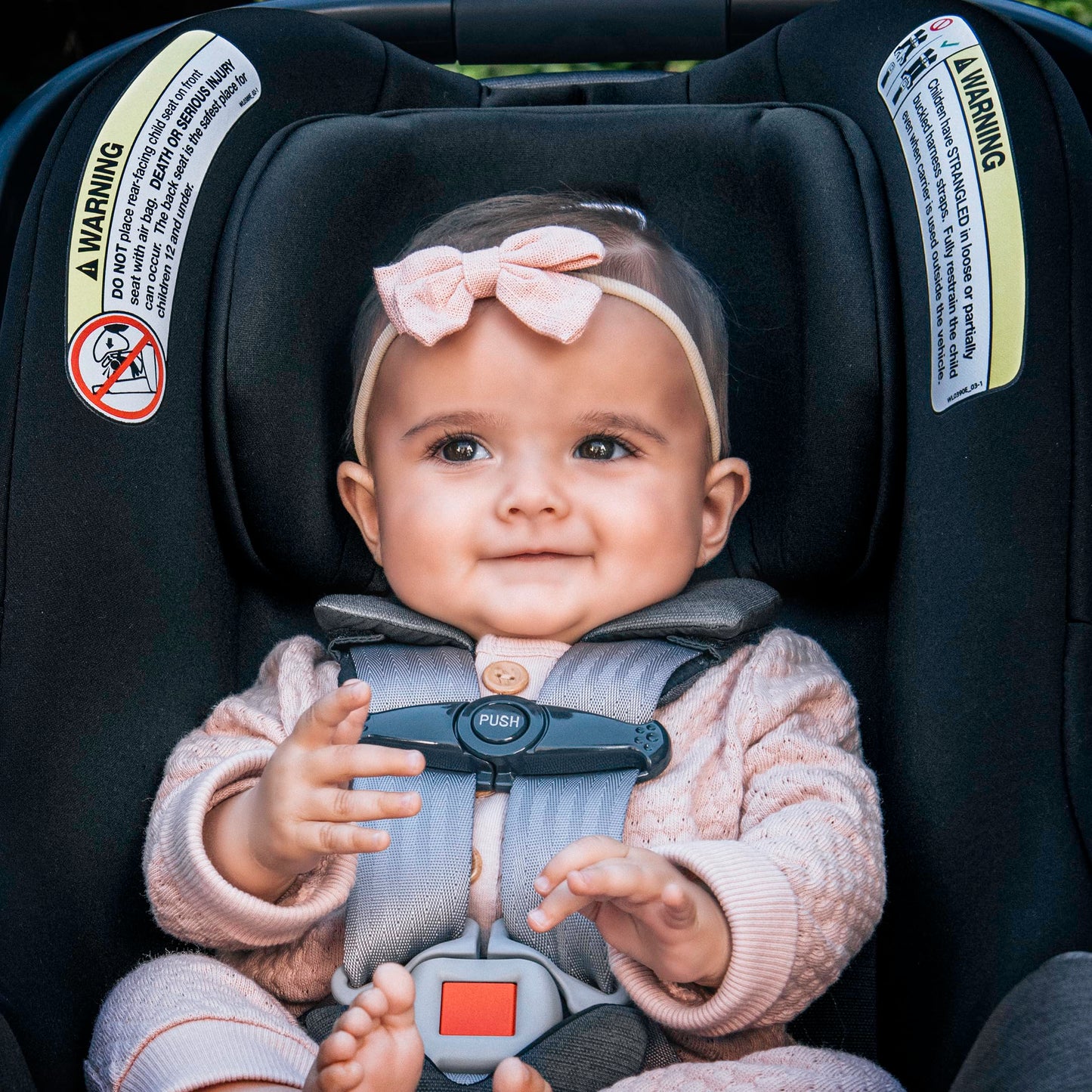 Chicco KeyFit® Max ClearTex® Infant Car Seat and Base, Rear-Facing Seat for Infants 4-30 lbs., Infant Head and Body Support, Compatible with Chicco Strollers, Baby Travel Gear | Lupine/Purple