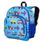 Wildkin 12-inch Kids Backpack – Padded, Adjustable, Ideal for Daycare & Travel - Trains, Planes, and Trucks