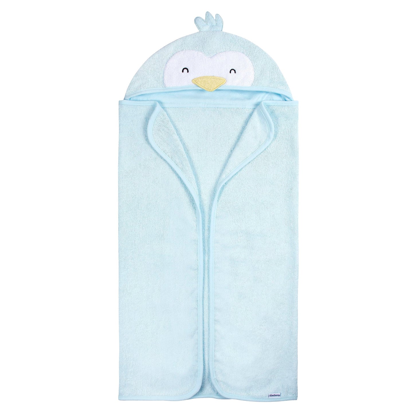 Gerber Baby 4 Piece Animal Character Hooded Towel and Washcloth Set, Brown Lion, One Size